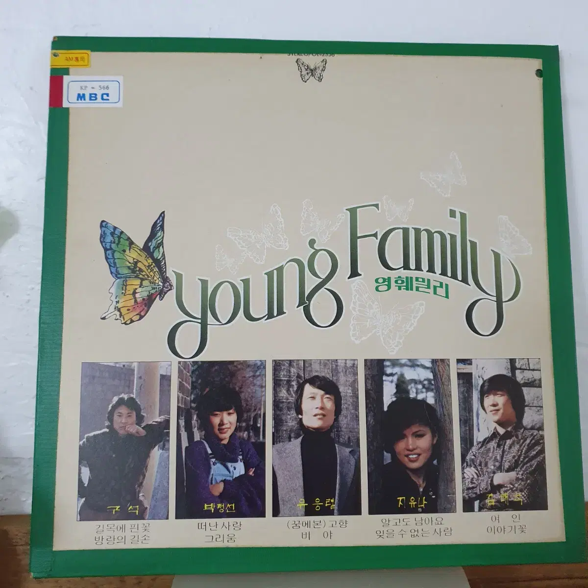 영훼밀리 young Family LP  1981     귀한음반